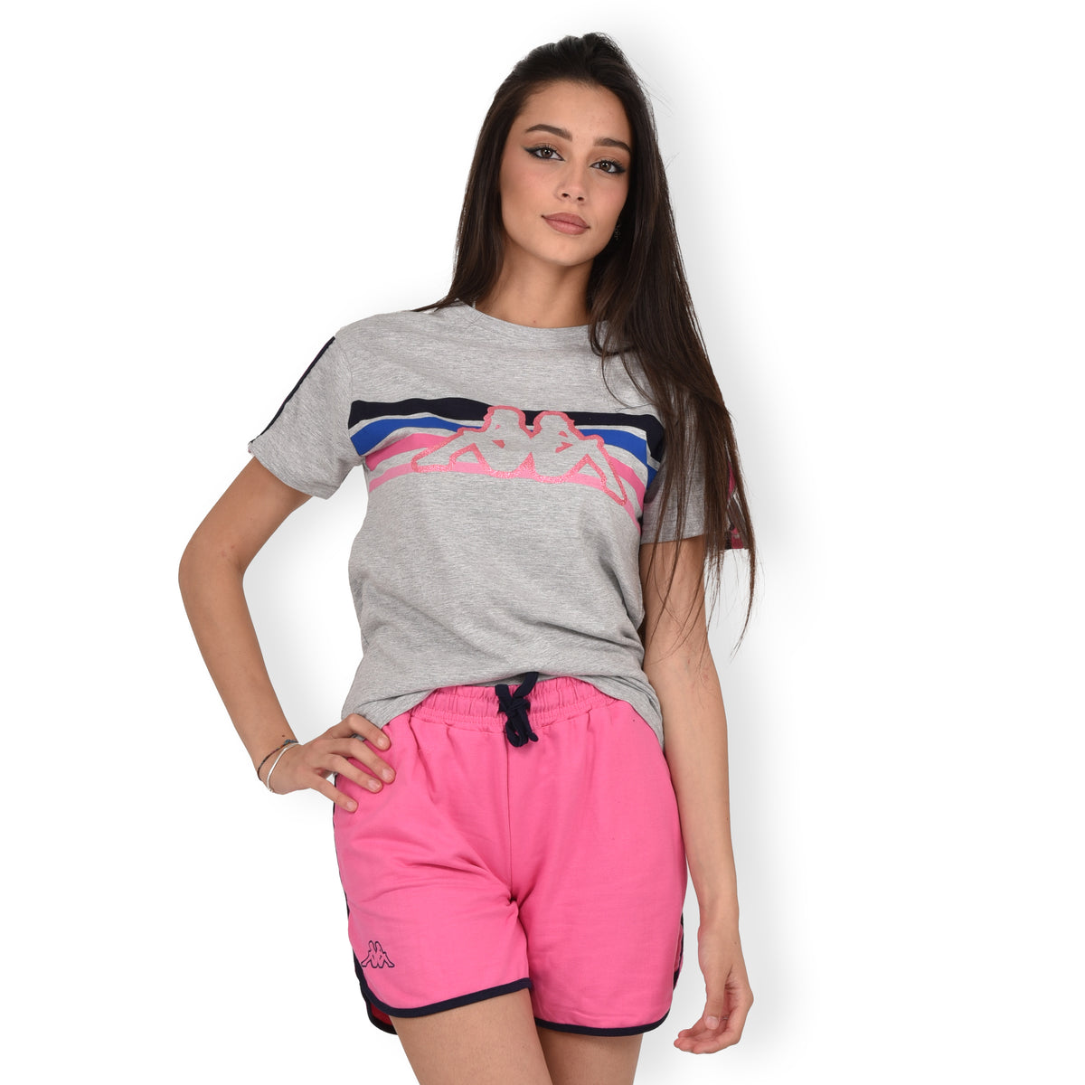 Pigiama donna Kappa cotone estivo modello sportivo 23850