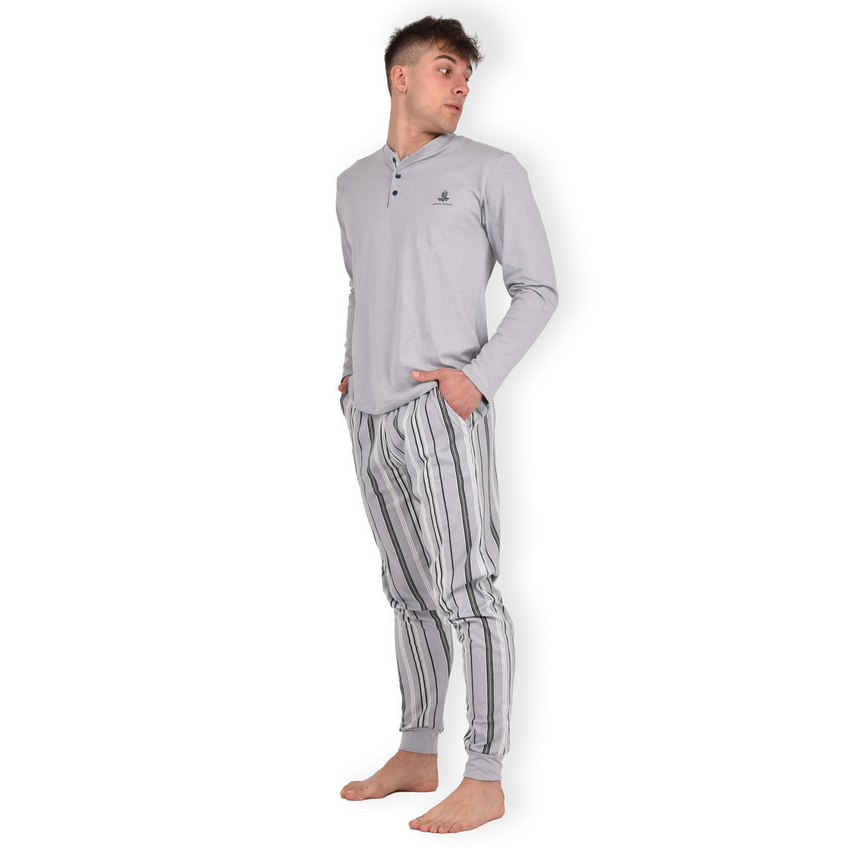 Pigiama lungo cotone estivo Armata di Mare GT 2236