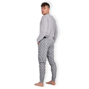 Pigiama cotone leggero Armata di Mare lungo 2242 foglie