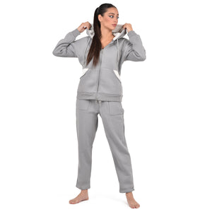 Tuta donna felpata grigia Laura Biagiotti BOS 96575S