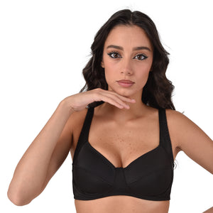 Reggiseno senza ferretto Liabel Rosa coppa C microfibra