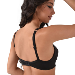 Reggiseno senza ferretto Liabel Rosa coppa C microfibra