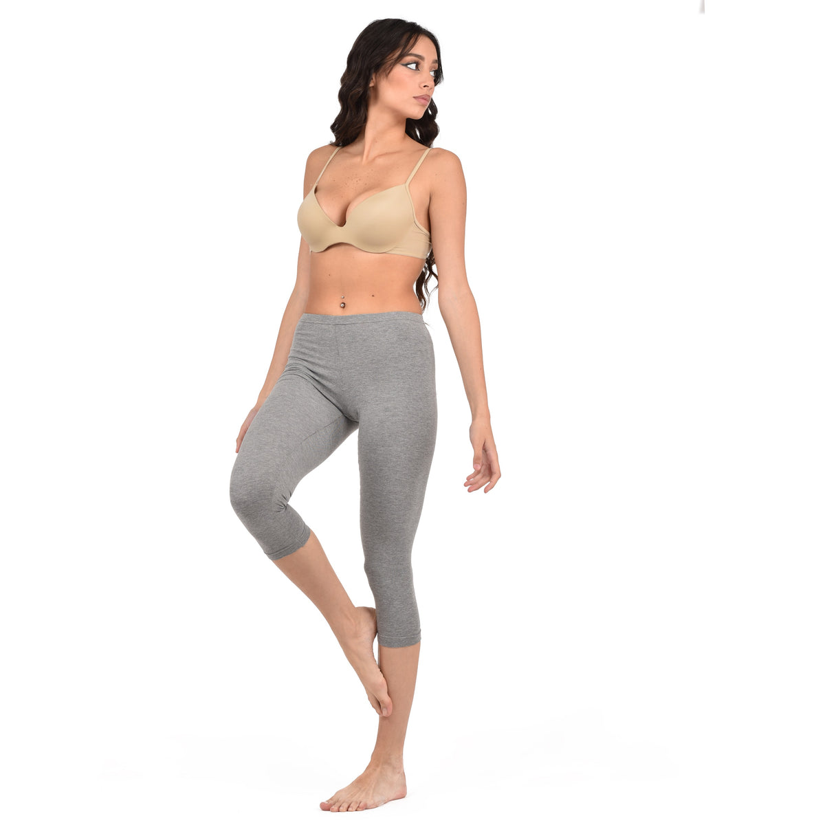 Capri pinocchietto da donna in cotone elasticizzato art 721