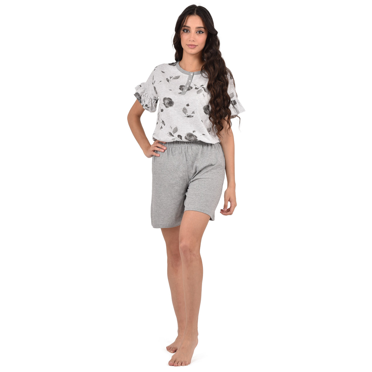 Pigiama donna estivo corto Cippi 5711 cotone