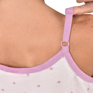 Camicia da notte donna Cippi 9139-B-S23 rosa 100% cotone