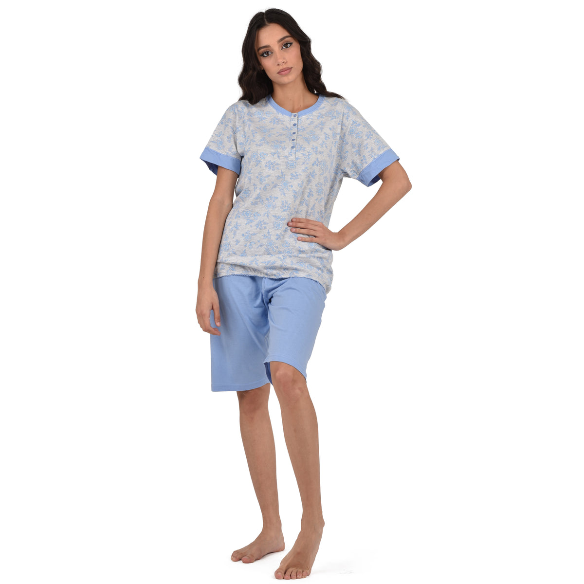 Pigiama donna estivo corto Cippi 5700 cotone