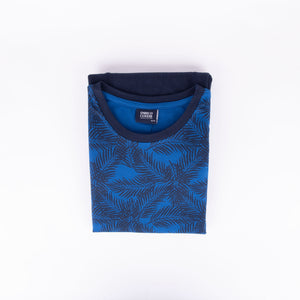 Pigiama uomo Enrico Coveri EA2035 corto cotone royal