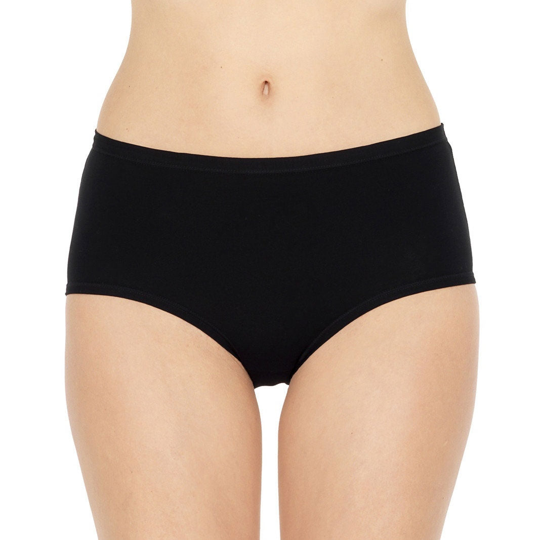 Slip da donna vita media Pompea easy in cotone elasticizzato 7 pezzi