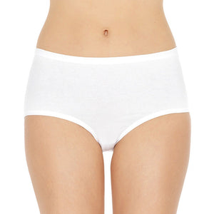 Slip da donna vita media Pompea easy in cotone elasticizzato 7 pezzi