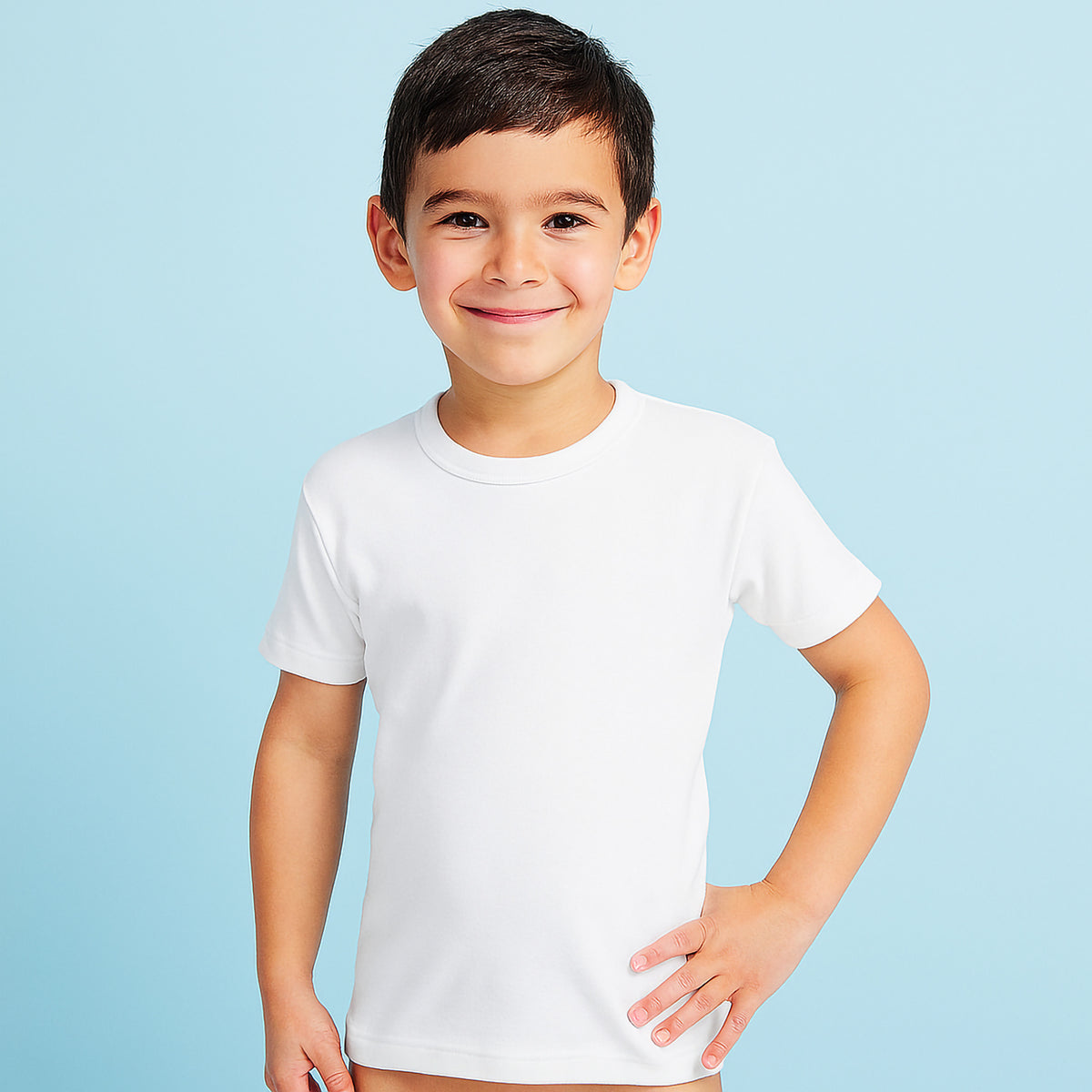 Maglie Ellepi 4289 da bambino manica corta cotone 3 pz