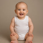 Body neonato bambino Ellepi 840 spalla larga in cotone 3 pz