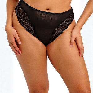 Slip effetto rete e pizzo geometrico Elomi EL303350