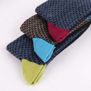 Calze uomo corte Enrico coveri fantasia caldo cotone var. HLB 3 paia