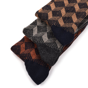 Calze uomo corte caldo cotone Enrico Coveri Moon Line 238 A