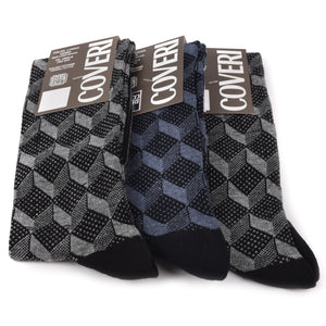 Calze uomo lunghe caldo cotone Enrico Coveri fashionline 238C