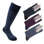 Calze lunghe uomo invernali Enrico Coveri 220 caldo cotone 4 paia var. B