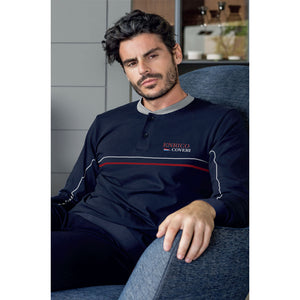 Pigiama uomo Enrico Coveri EP8123 lungo cotone