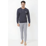 Pigiama uomo lungo Enrico Coveri EP8144 cotone