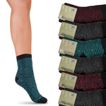 Calzini in caldo cotone 6 paia corte assortite Meritex 3593 B