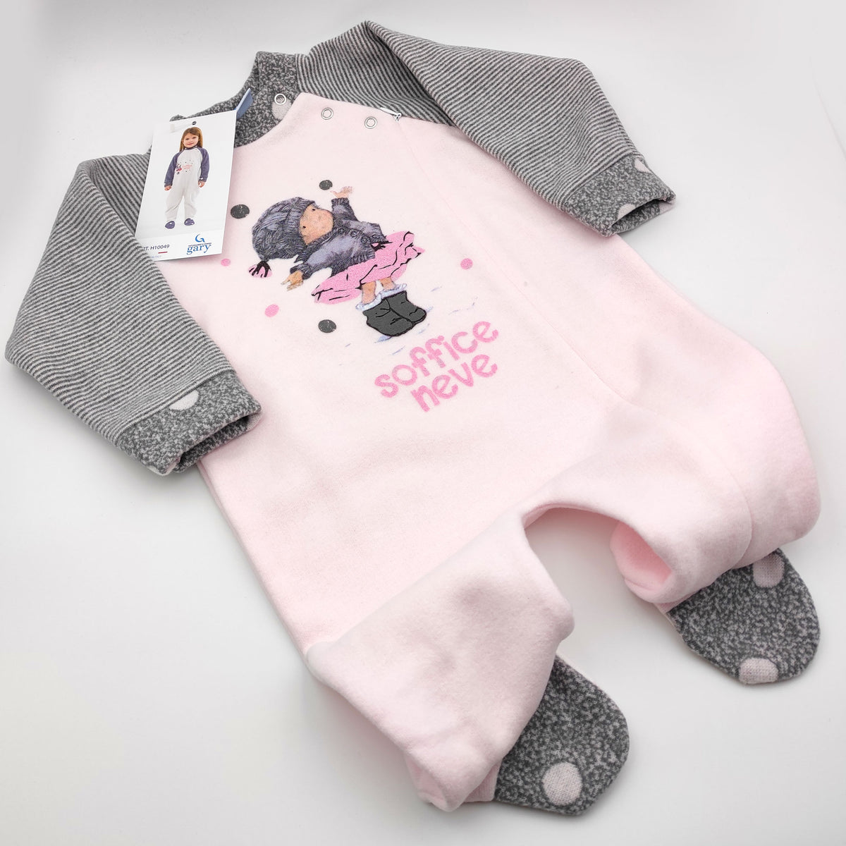 Tutone pigiama bimba in punto milano Gary H10049
