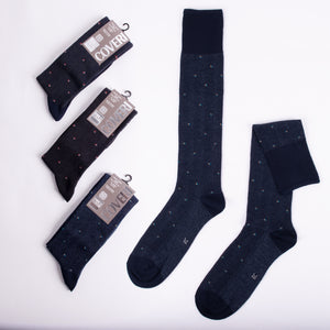 Calze lunghe uomo Enrico Coveri 228 caldo cotone 3 paia Var. C