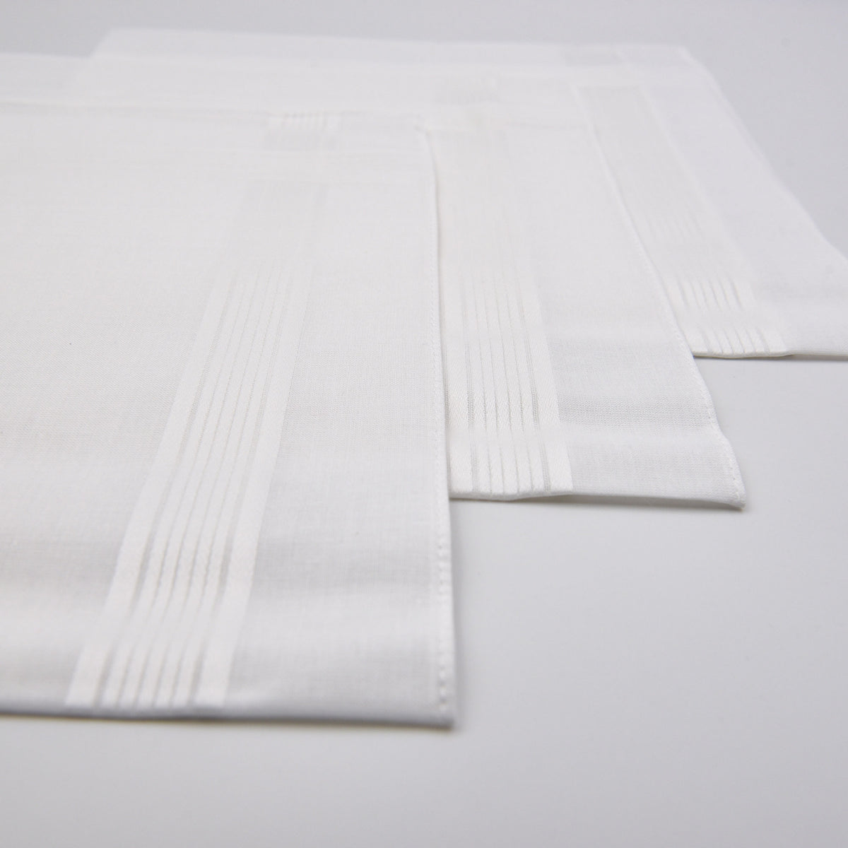 Set da 12 fazzoletti Filotex 100% cotone bianco 1 made in Italy