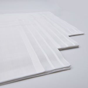 Set da 12 fazzoletti Filotex Elio 100% cotone bianco 5 made in Italy