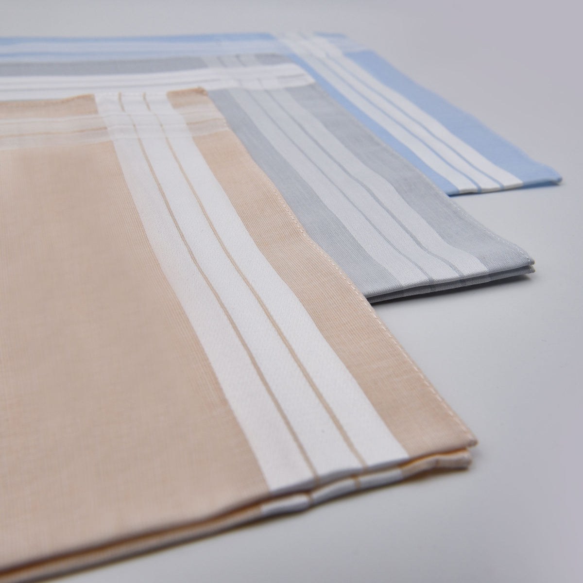 Set da 12 fazzoletti Filotex Elio 100% cotone pastello 7 made in Italy