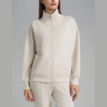 Giacca donna full zip in scuba Ragno DR76XY