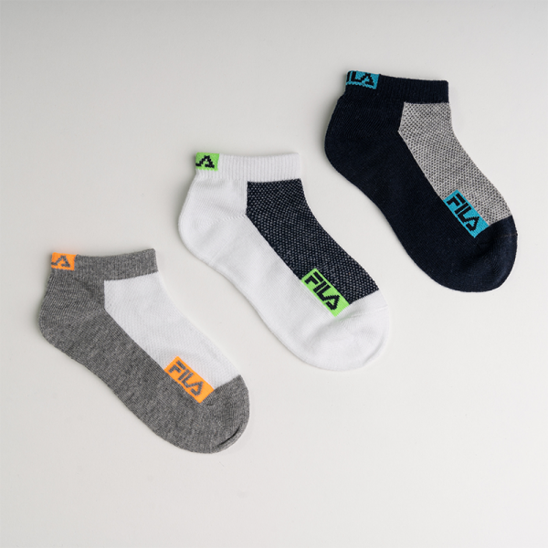 Fantasmini bambino Fila F1320D multicolor cotone 3 paia