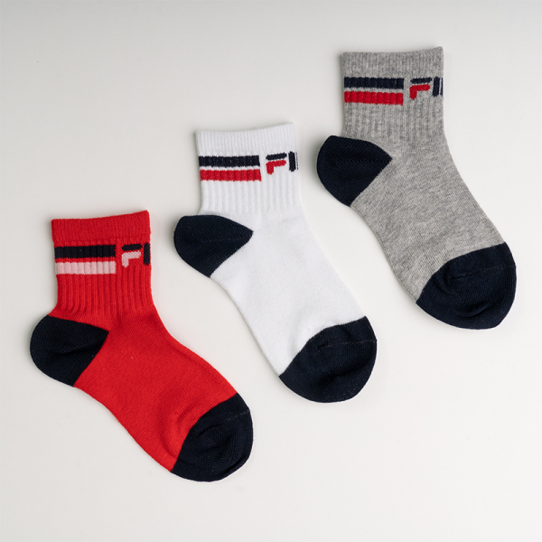 Calze corte bambino Fila F1394D cotone 3 paia