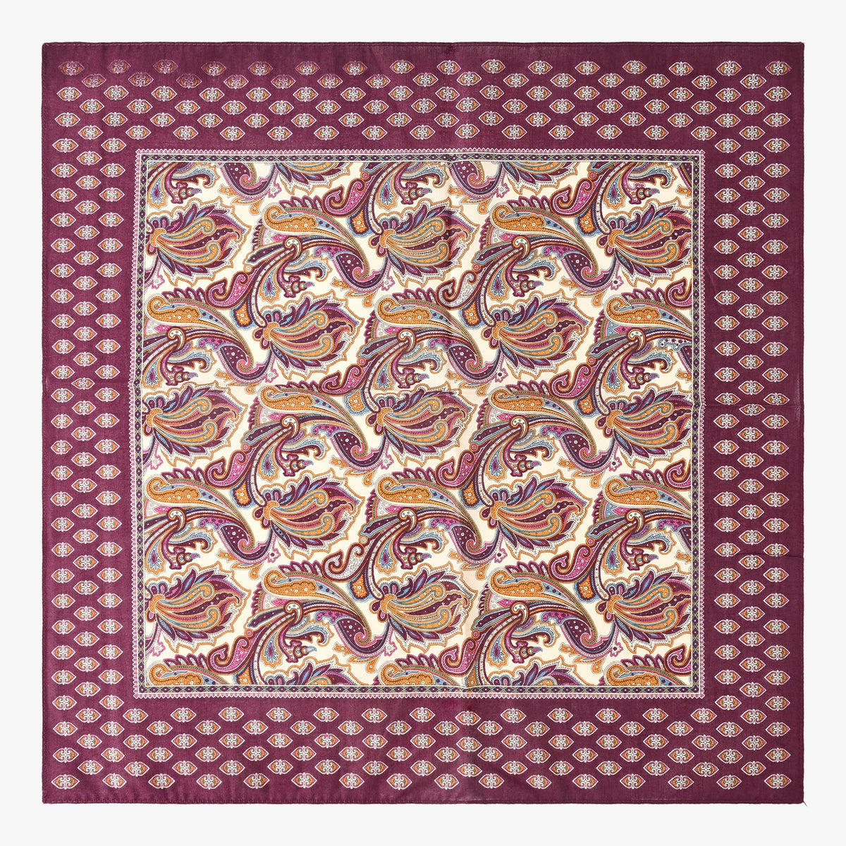 Fazzoletti in cotone Paisley Made in Italy Filotex 12 pz