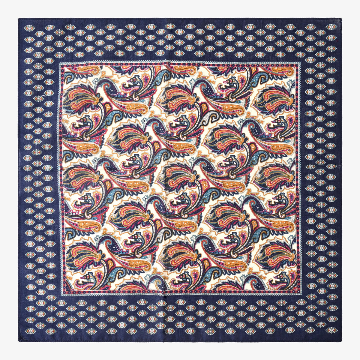 Fazzoletti in cotone Paisley Made in Italy Filotex 12 pz