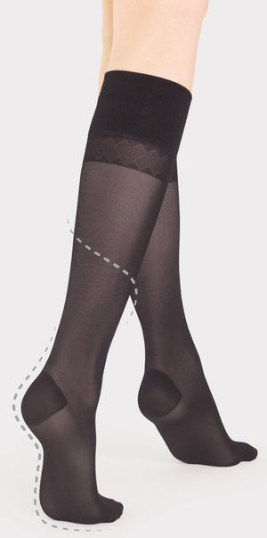 Gambaletti donna a compressione graduata Fiore Travel Firm 40 den