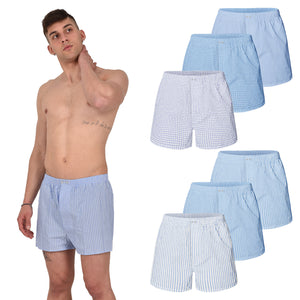 Boxer uomo Vela Firenze in 100% cotone set x6