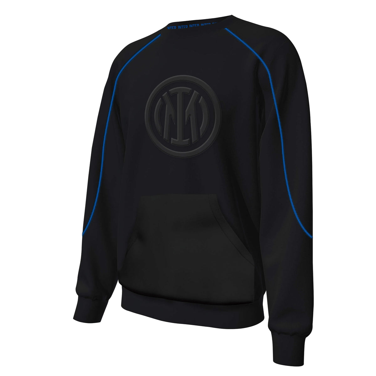 Felpa Uomo in caldo cotone con logo ufficiale INTER F10 1025