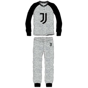 Pigiama uomo Juventus serafino caldo cotone B2JU14116 grigio