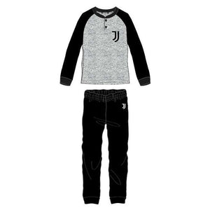 Pigiama bambino Juventus serafino caldo cotone B2JU16095 grigio