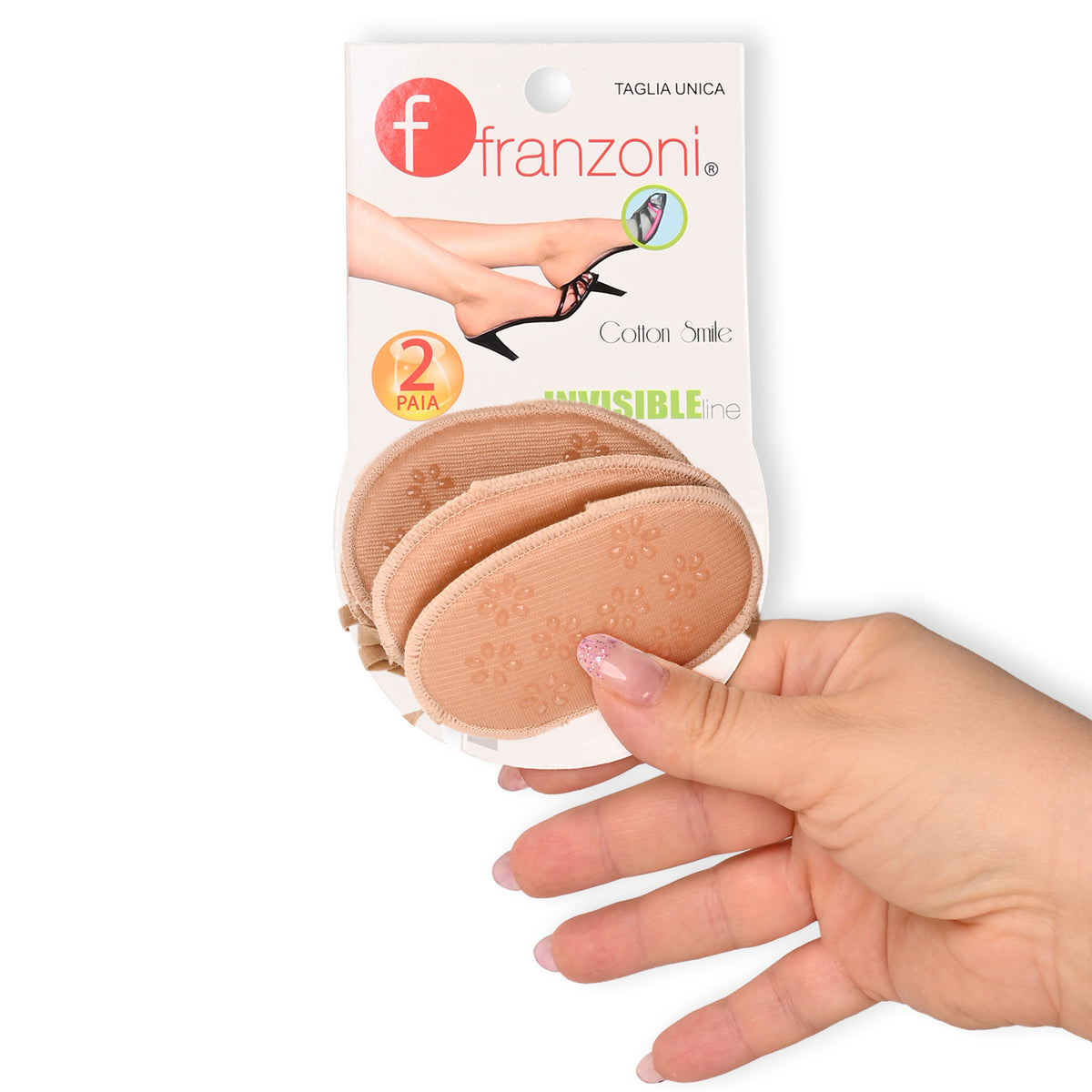 Cuscinetto imbottito in cotone con antiscivolo 4 pezzi 2 paia