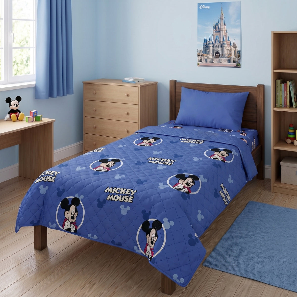 Trapuntino singolo estivo Disney Mickey and friends