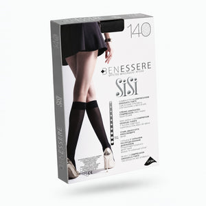 Gambaletto Sisi Benessere 140 den a compressione graduata forte