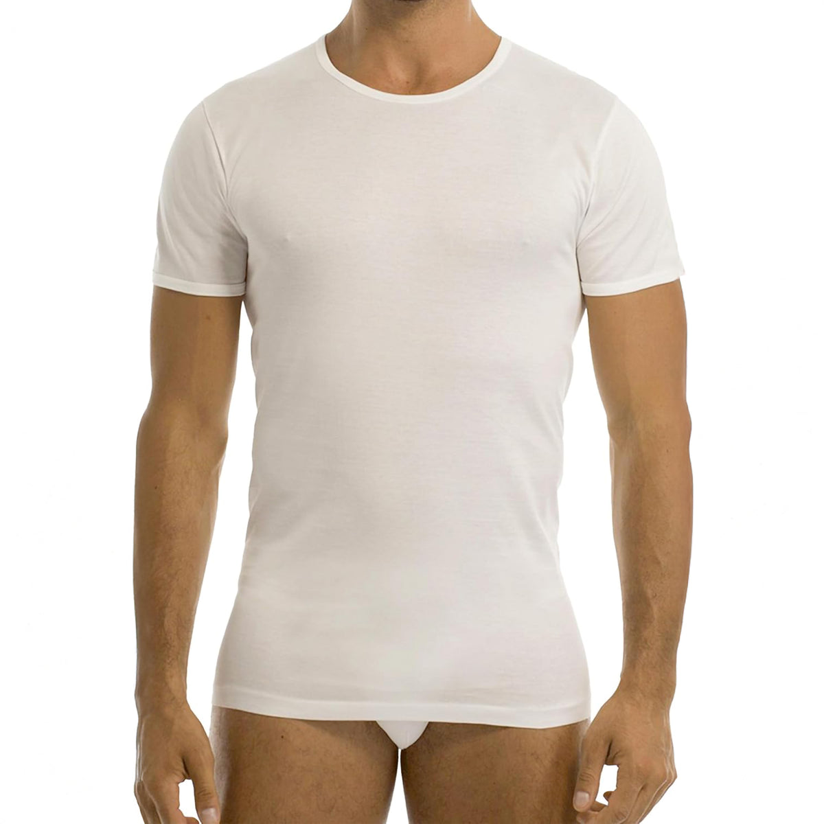 Maglia Intima Uomo Manica Corta 100% filo di scozia 0034 di Garda