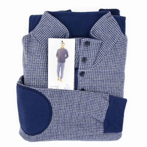 Pigiama uomo Gary H60078 punto milano collo alto