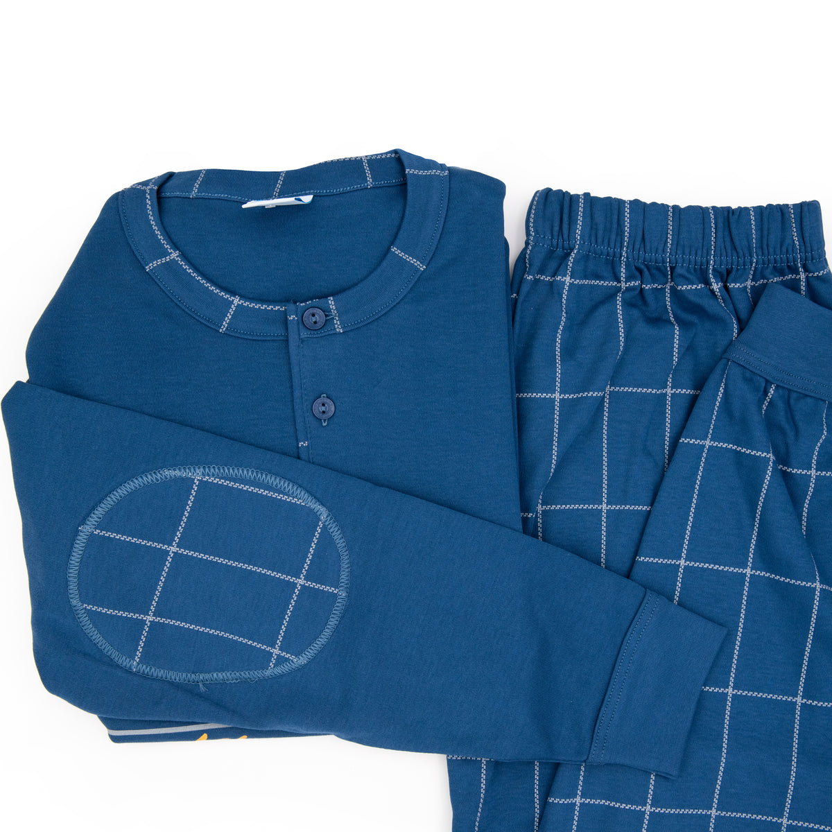 Pigiama uomo Gary H60050 caldo cotone interlock a quadri