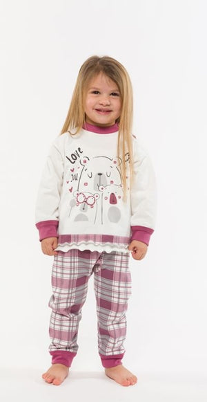 Pigiama neonata Gary H10022 in cotone felpato