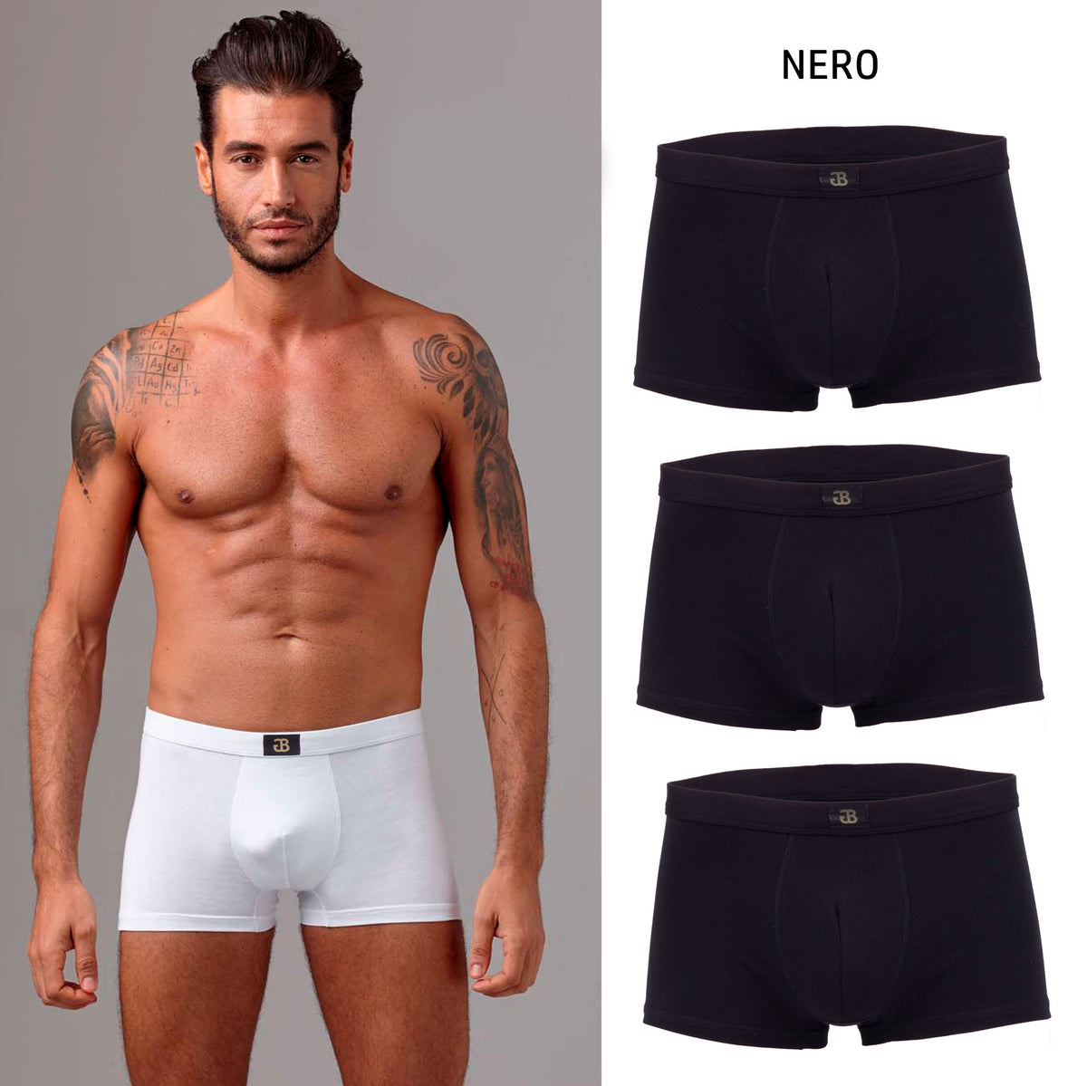Boxer uomo Slight Loris con elastico logato 3 pz.