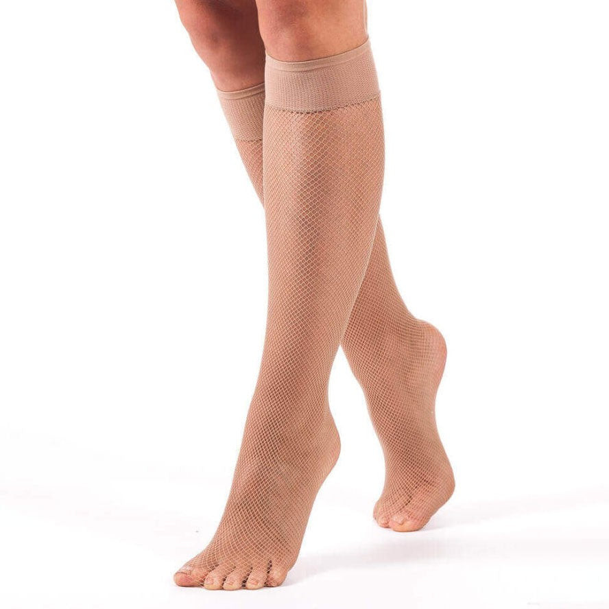 Gambaletto donna Bellissima Micro rete con polsino comfort