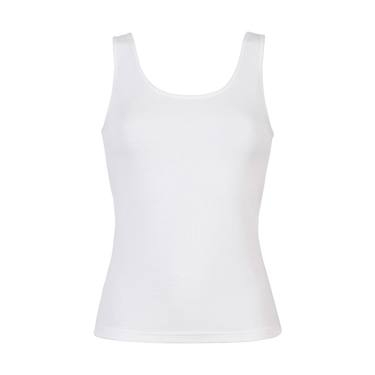 Canotta donna Cotonella GD009 spalla larga cotone elasticizzato