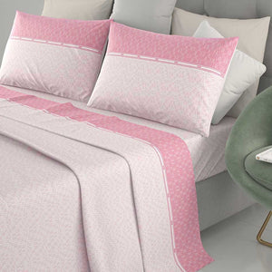 Completo letto 100% cotone Irge Ginevra fantasia Albachiara