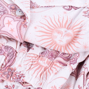 Pigiama donna Gisela 3/1803 aperto fantasia caldo cotone